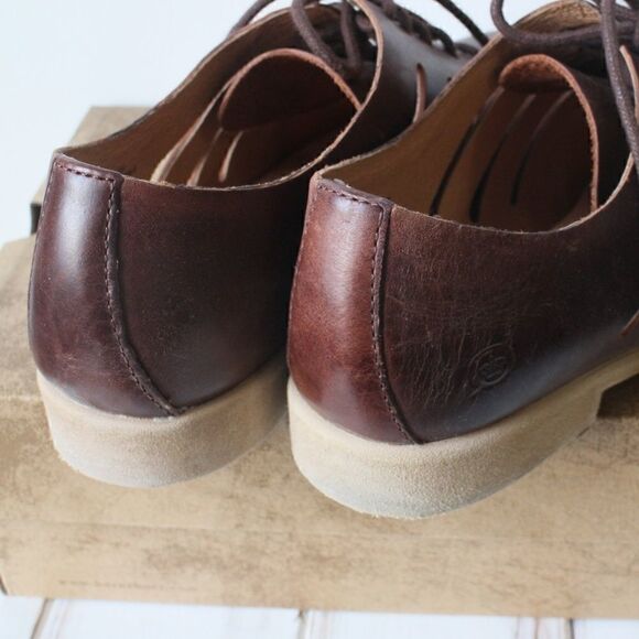 WORN ONCE BORN JAKOB CUT OUT LACE UP SHOES  SZ 9.5 - Picture 6 of 8